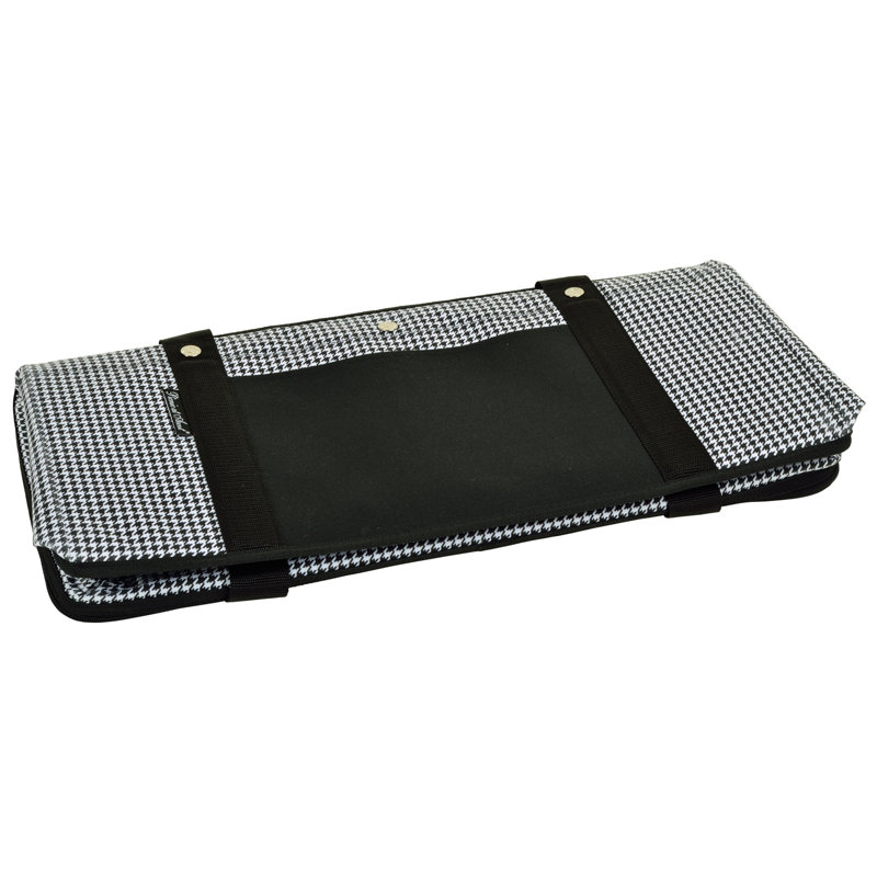 Picnic at Ascot Houndstooth Picnic At Ascot Pop Up Cooler , Black And